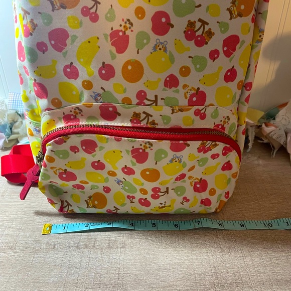 Animal Crossing Fruit Icon Mini Backpack w/ Nintendo Switch Travel Pocket - NWT - Picture 9 of 11